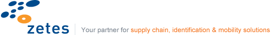Logo Zetes - Your Partner for supply chain, identification and mobility solutions